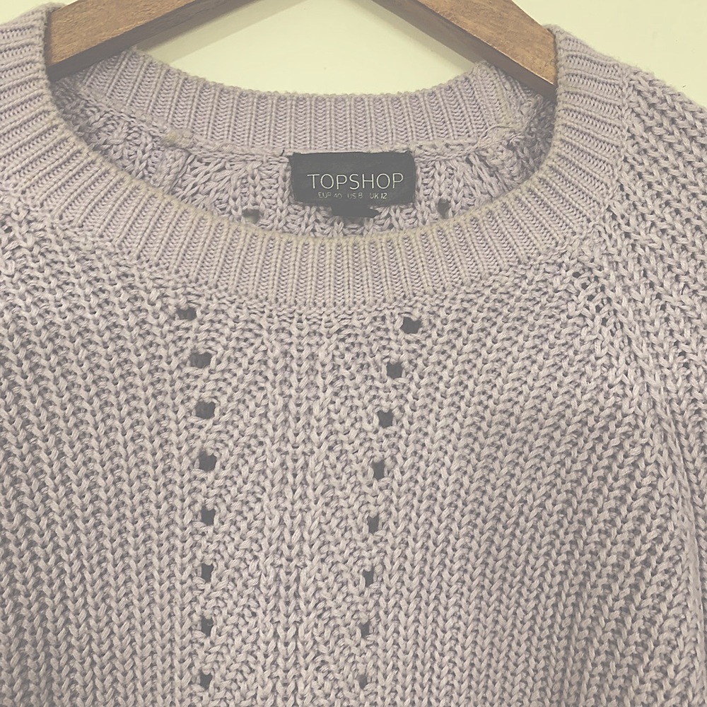 Topshop Lilac Sweater - Picture 3 of 6